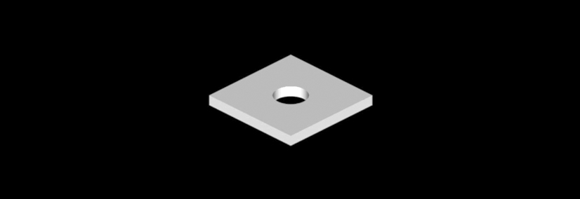 Square Washer Plain & Galvanized Square Washer Plain & Galvanized